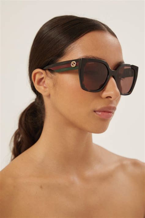 havana gucci sunglasses|Gucci overzi sunglasses.